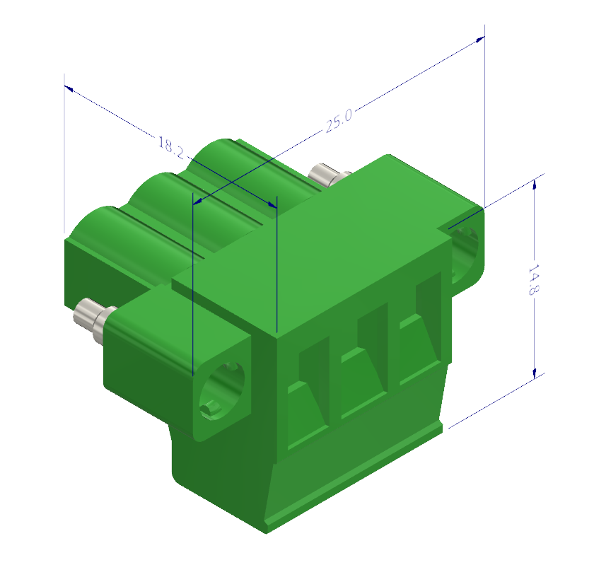 3-pin connector for NLC - set of 5 3-pin connector for NLC - set of 5